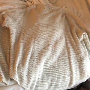 Soft cream light beach sweater